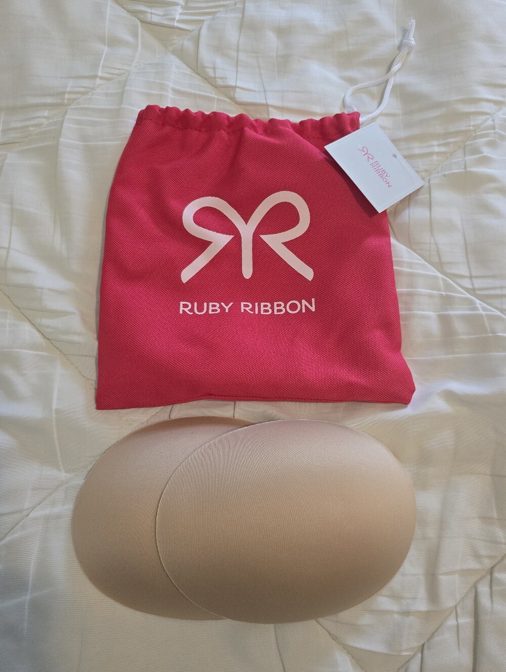 Ruby Ribbon Original Petals Nude Champagne Soft Bra Pads Inserts OS NWT